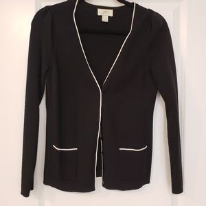 The Loft black cardigan sweater
